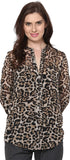 Trend18 Women's Animal Print Casual Shirt