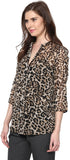 Trend18 Women's Animal Print Casual Shirt