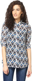 Love From India Women's Geometric Print Casual Shirt