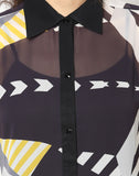 Love From India Women's Geometric Print Casual Shirt