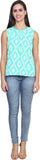 FATEN Casual Sleeveless Printed Women's Top