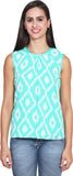 FATEN Casual Sleeveless Printed Women's Top