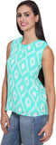 FATEN Casual Sleeveless Printed Women's Top