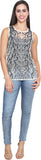 FATEN Party Sleeveless Embellished Women's Top