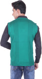 Pierre Carlo Solid, Self Design V-neck Casual Men's Sweater