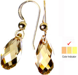 Pearl Paradise Elements Swarovski Crystal Stone Dangle Earring