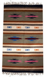 Purpledip Multicolor Cotton Wool Blend Dhurrie