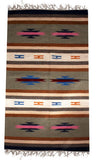 Purpledip Multicolor Cotton Wool Blend Dhurrie