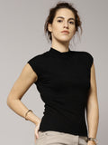Marks & Spencer Solid Turtle Neck Casual Women's Sweater