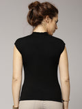 Marks & Spencer Solid Turtle Neck Casual Women's Sweater
