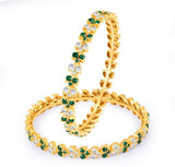 Sukkhi Brass Yellow Gold Bangle Set