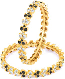 Sukkhi Brass Yellow Gold Bangle Set