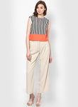 Vero Moda Casual Sleeveless Striped Women's Top
