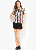 Vero Moda Casual Short Sleeve Printed Women's Top