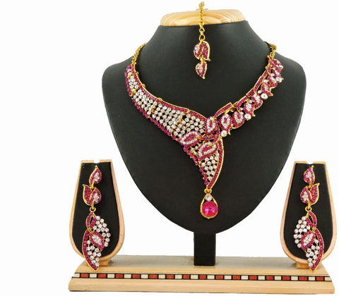 Vatsalya Creation Pretty Rani Zinc Jewel Set