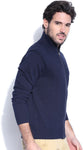 Wrangler Solid Turtle Neck Casual Men's Sweater