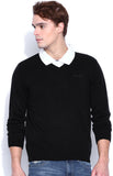 Wrangler Solid V-neck Casual Men's Sweater