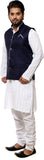 Ethiic Sleeveless Self Design Men's Jacket