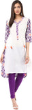 Shwetna.com Checkered Women's Straight Kurta
