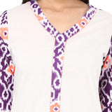 Shwetna.com Checkered Women's Straight Kurta