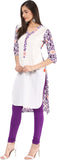 Shwetna.com Checkered Women's Straight Kurta