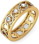 BlueStone The Ciara for her Yellow Gold Diamond 18 K Ring