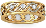 BlueStone The Ciara for her Yellow Gold Diamond 18 K Ring