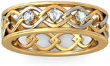 BlueStone The Ciara for her Yellow Gold Diamond 18 K Ring
