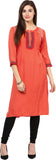 Shwetna.com Embroidered Women's Straight Kurta
