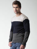 Mast & Harbour Solid V-neck Casual Men's Sweater