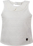 VITAMINS Casual Sleeveless Embellished Baby Girl's Top