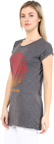 Ajile by Pantaloons Graphic Print Women's Round Neck T-Shirt