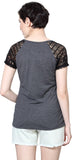 Izabel London by Pantaloons Casual Short Sleeve Solid Women's Top