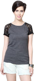 Izabel London by Pantaloons Casual Short Sleeve Solid Women's Top