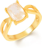 Kundali Pukhraj Stone Weight - 3.8 Carat / 4.47 Ratti Gold Sapphire 18 K Ring
