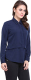 DeDe'S Women's Solid Casual Shirt