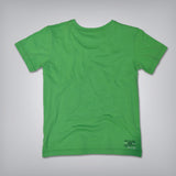 GINI & JONY Solid Baby Boy's Round Neck Green T-Shirt