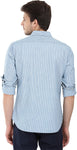 Zobello Men's Striped Casual Multicolor Shirt