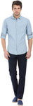 Zobello Men's Striped Casual Multicolor Shirt
