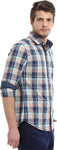 Zobello Men's Checkered Casual Multicolor Shirt
