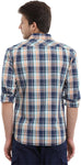 Zobello Men's Checkered Casual Multicolor Shirt