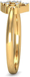 BlueStone The Elettra Yellow Gold Diamond 18 K Ring