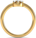 BlueStone The Elettra Yellow Gold Diamond 18 K Ring