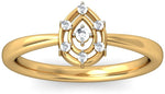 BlueStone The Elettra Yellow Gold Diamond 18 K Ring