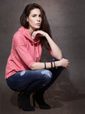 Roadster Half Sleeve Solid Women's Sweatshirt
