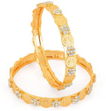 Sukkhi Copper Yellow Gold Bangle Set