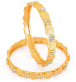Sukkhi Copper Yellow Gold Bangle Set