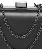 Mast & Harbour Black Synthetic  Clutch