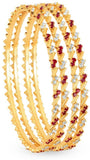 Sukkhi Copper Yellow Gold Bangle Set