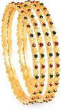Sukkhi Copper Yellow Gold Bangle Set
